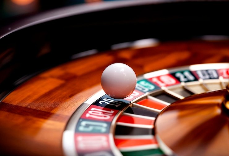 Antarmuka permainan Virtual Sports arah 4d dengan tampilan roda dan kartu